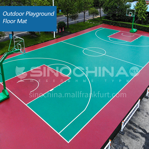 Outdoor basketball court rubber badminton court rubber mat PVC plastic track tennis court sports floor